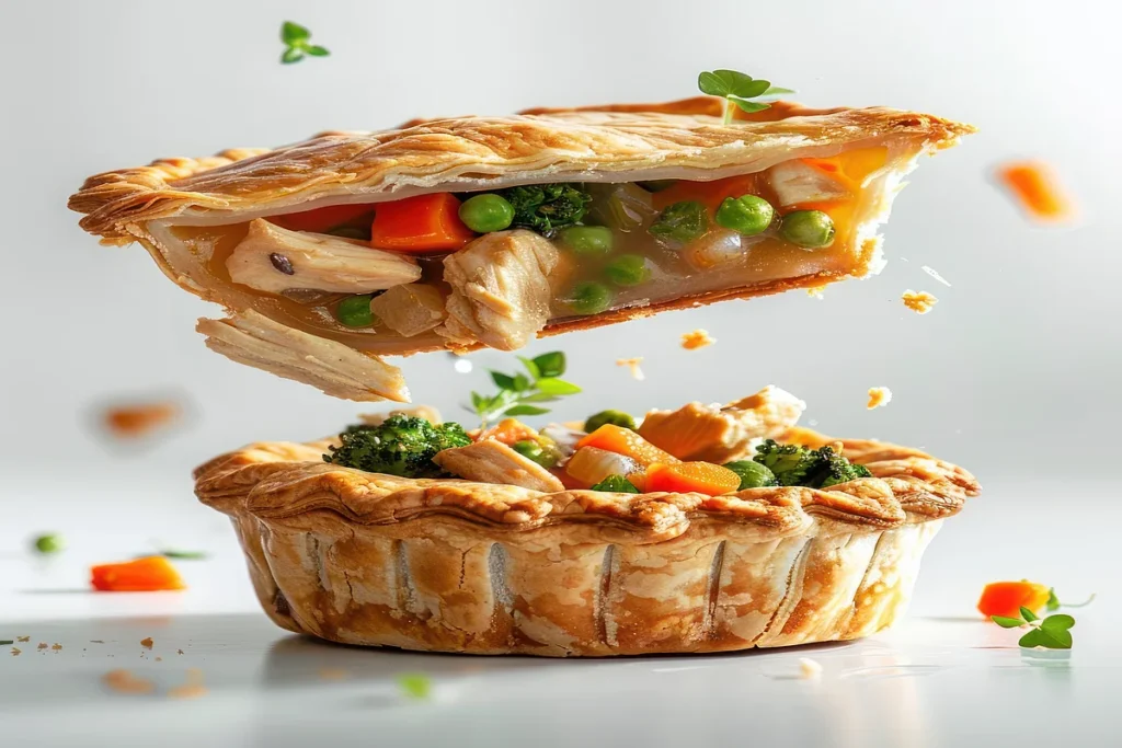 How to thicken chicken pot pie?