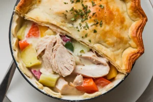 What Is the Sauce Made of in Chicken Pot Pie?