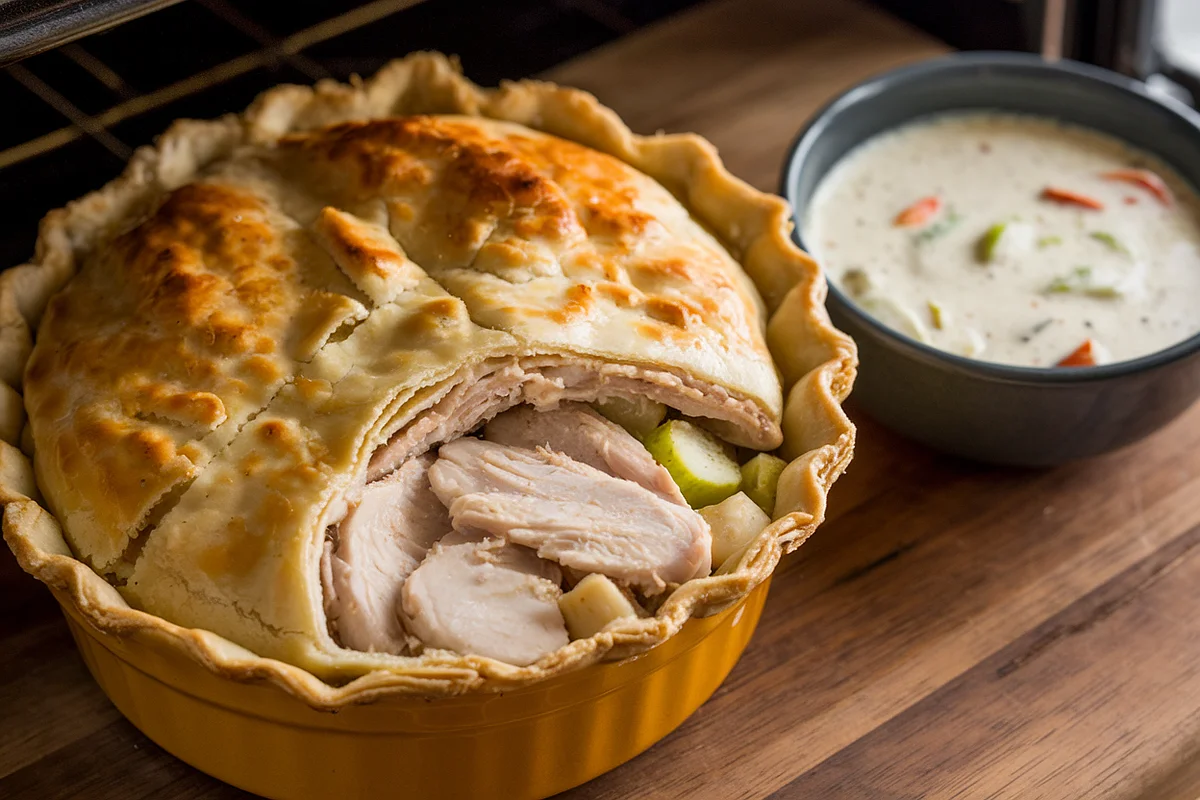 What Is the Sauce Made of in Chicken Pot Pie?