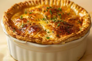 What is chicken pot pie filling made of?