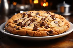 How much does a 12 inch cookie cake feed?