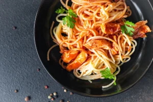 Can you cook spaghetti in chicken stock?