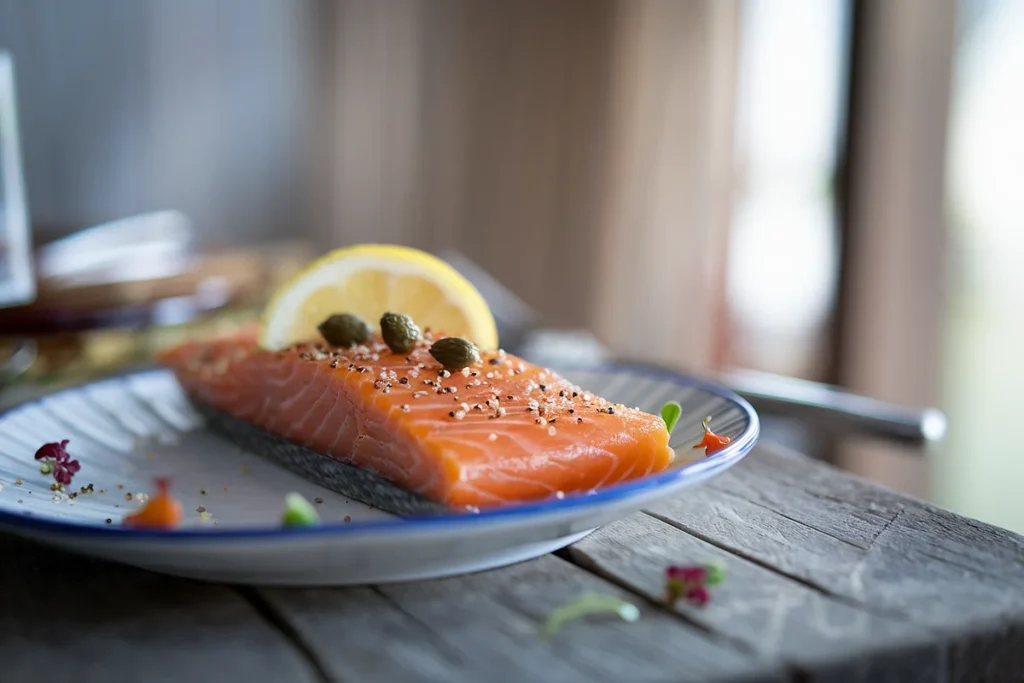 Does smoked salmon taste better warm or cold?