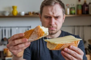 How are you supposed to eat bread cheese? 