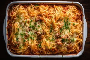 How to reheat chicken spaghetti casserole?