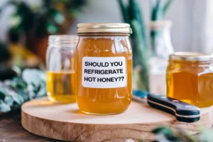 Should you refrigerate hot honey?