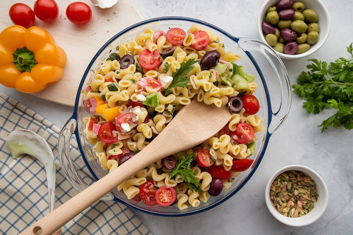 What are the five mistakes to avoid pasta salad?