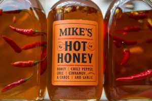 What are the ingredients in Mike's Hot honey?