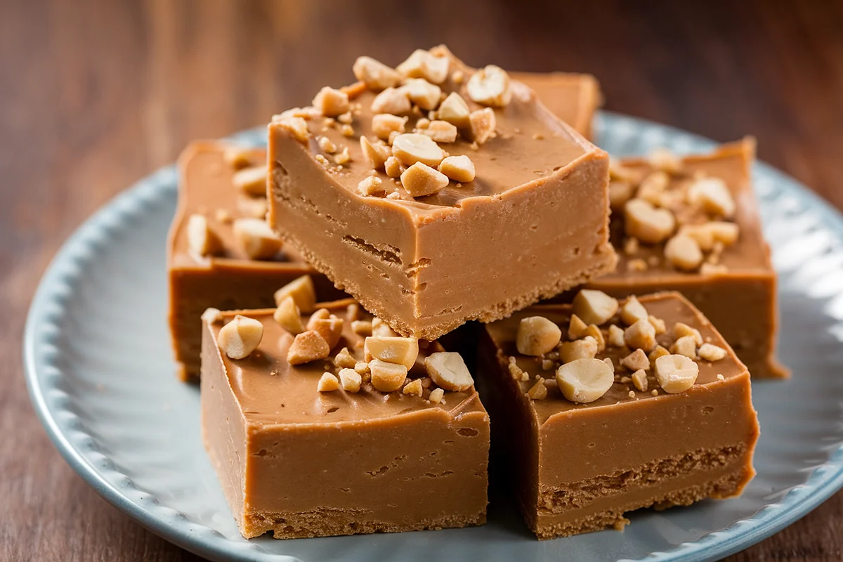 What is peanut butter fudge made of?