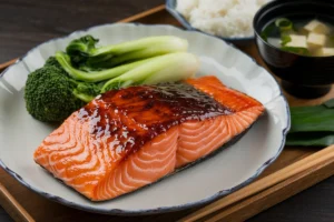 What to eat with miso salmon?