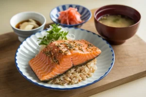 What to eat with miso salmon?