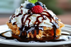 Why does the ice cream not melt in fried ice cream?