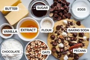 Crumbl Kitchen Sink Cookie Ingredients: Key Recipe Guide